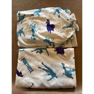 Fortnite 2-Piece Twin Bed Sheet Set Fitted + Flat Sheet